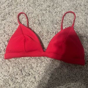 Red Hollister bikini top. Size small.